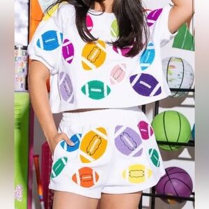 QOS Multi-Color Fuzzy Football Set